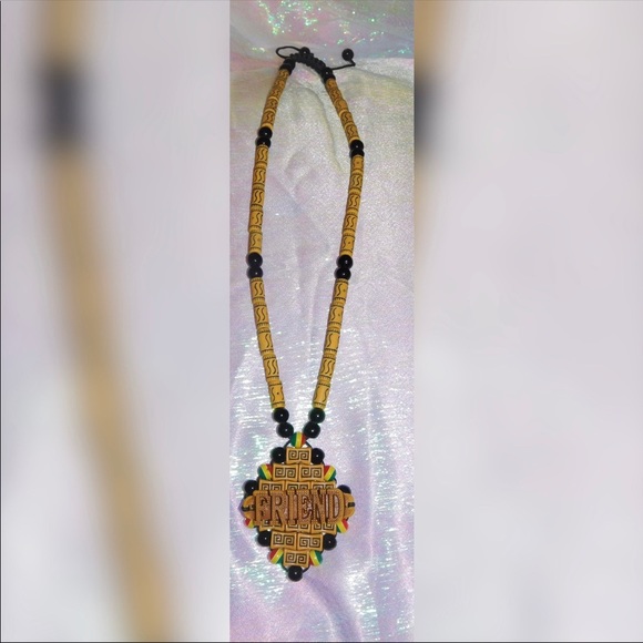 Handmade African Unisex Necklace - Picture 2 of 2